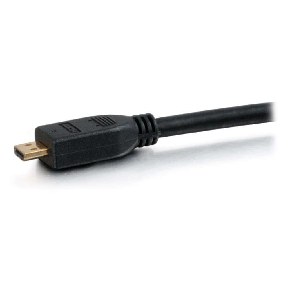 Legrand - C2G Mini HDMI to HDMI Ethernet Cable, 4k High Speed HDMI Cable, Black 60 hz HDMI Cable, HDMI Cable 10 ft, 1 Count, C2G 50620