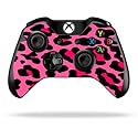 MightySkins Skin Compatible with Microsoft Xbox One or One S Controller - Pink Leopard | Protective, Durable, and Unique Vinyl wrap Cover | Easy