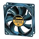 Xscorpion Square Rotary Cooling Fan, 6/5/3 inch, 12V DC, for Amplifier Computer (3", 1" Deep)
