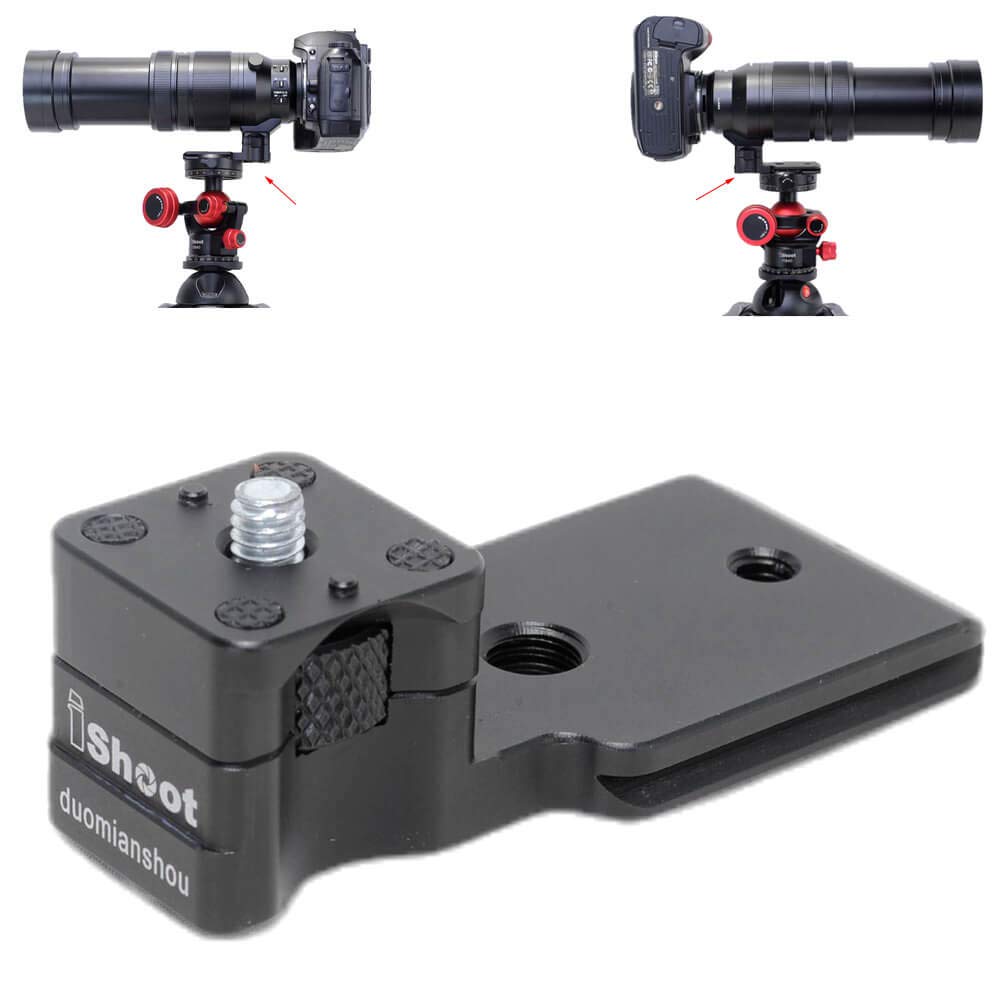 iShoot Metal Lens Collar Stand Tripod Mount Ring Base Replacement Foot Compatible with Panasonic Leica DG Vario-Elmar 100-400mm f/4-6.3 ASPH Power