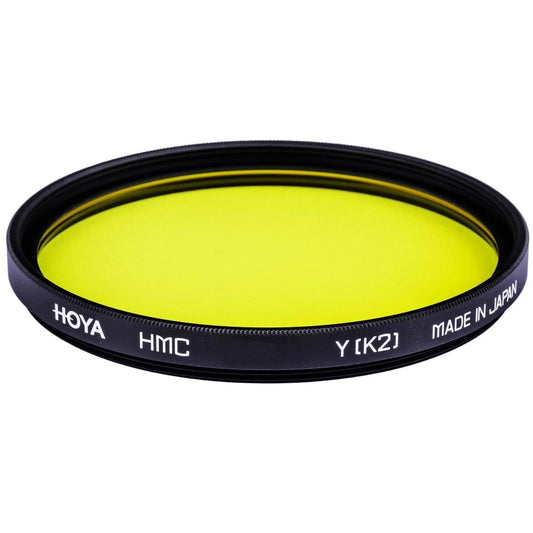 HOYA HMC K2 49mm Lens Filter (Yellow)- Tonal Enhancing Camera Filter for B&W Photography with Slim Aluminum Frame, Multi-Coated Optical Glass, Reduces