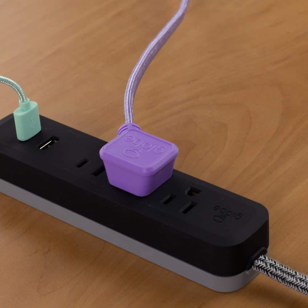 Globe Electric - 78257 Designer Series Power Strip, Rose 3 Outlet