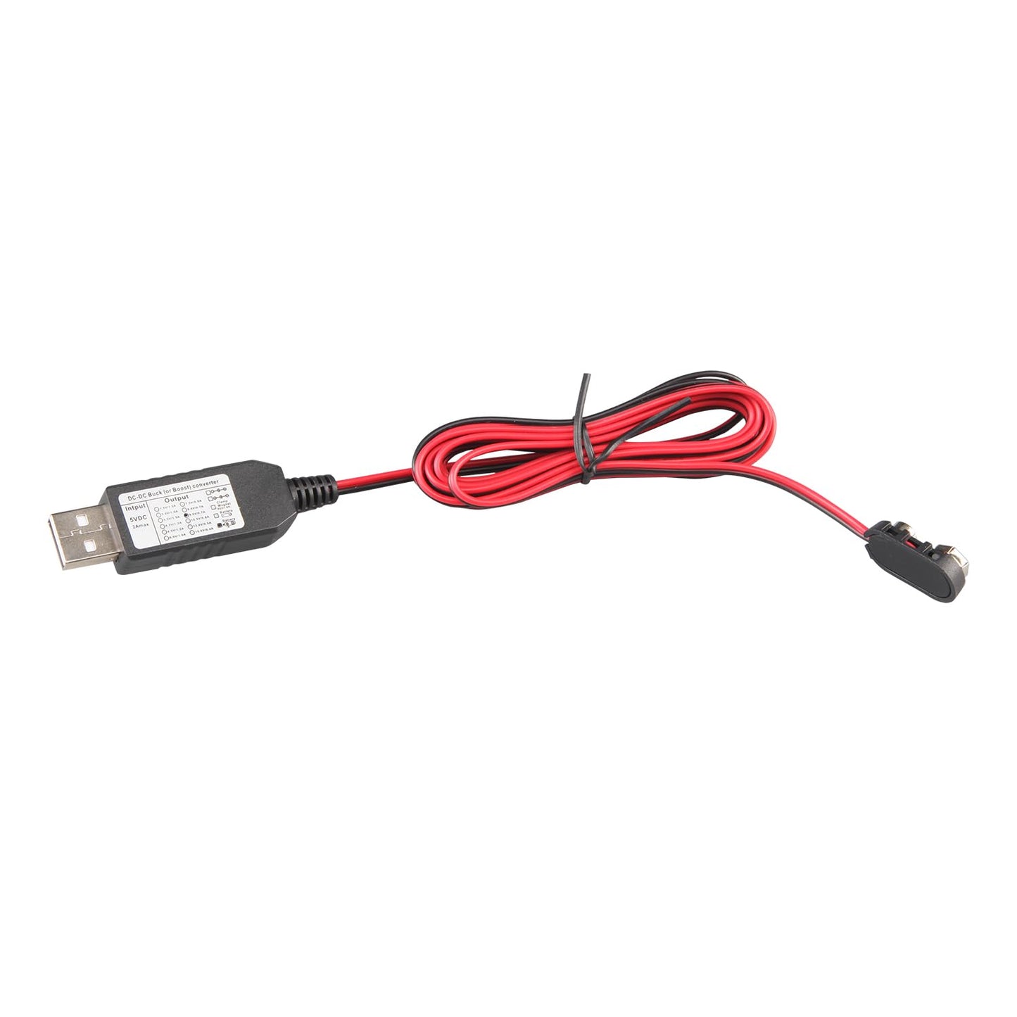 USB to 9V Battery Connector Eliminator Replace 6F22 6LR61 Power Converter Kit Connect Cable 78IN 200CM Multi for Multimeter,LED Light,Electronic…