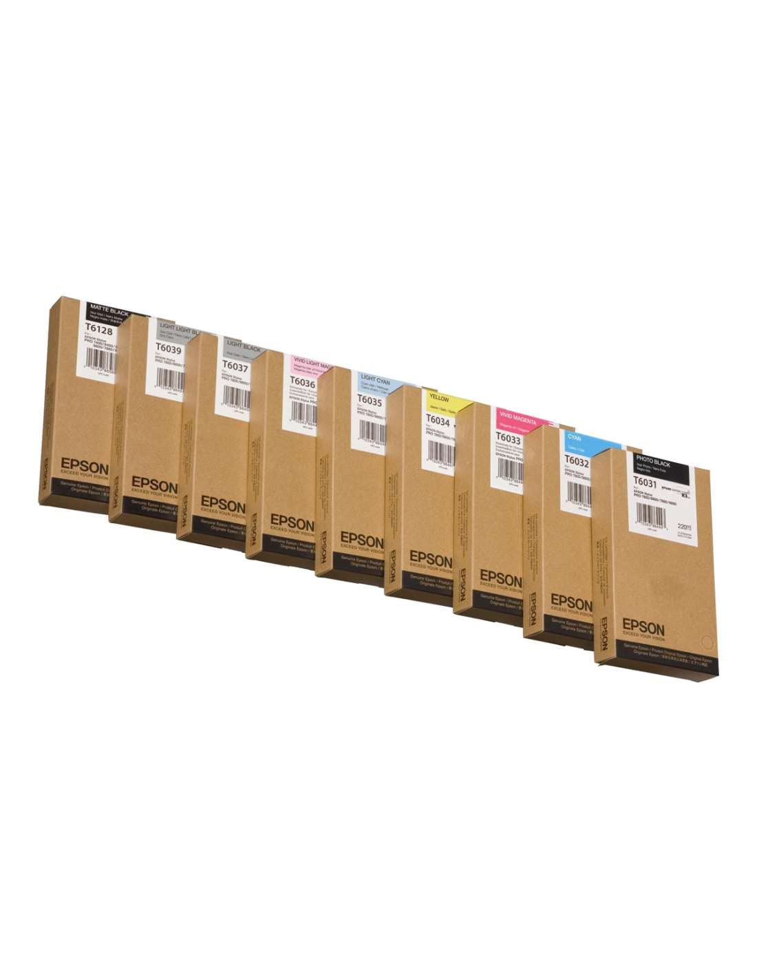 Epson UltraChrome K3 Ink Cartridge - 220ml Light Cyan (T603500)