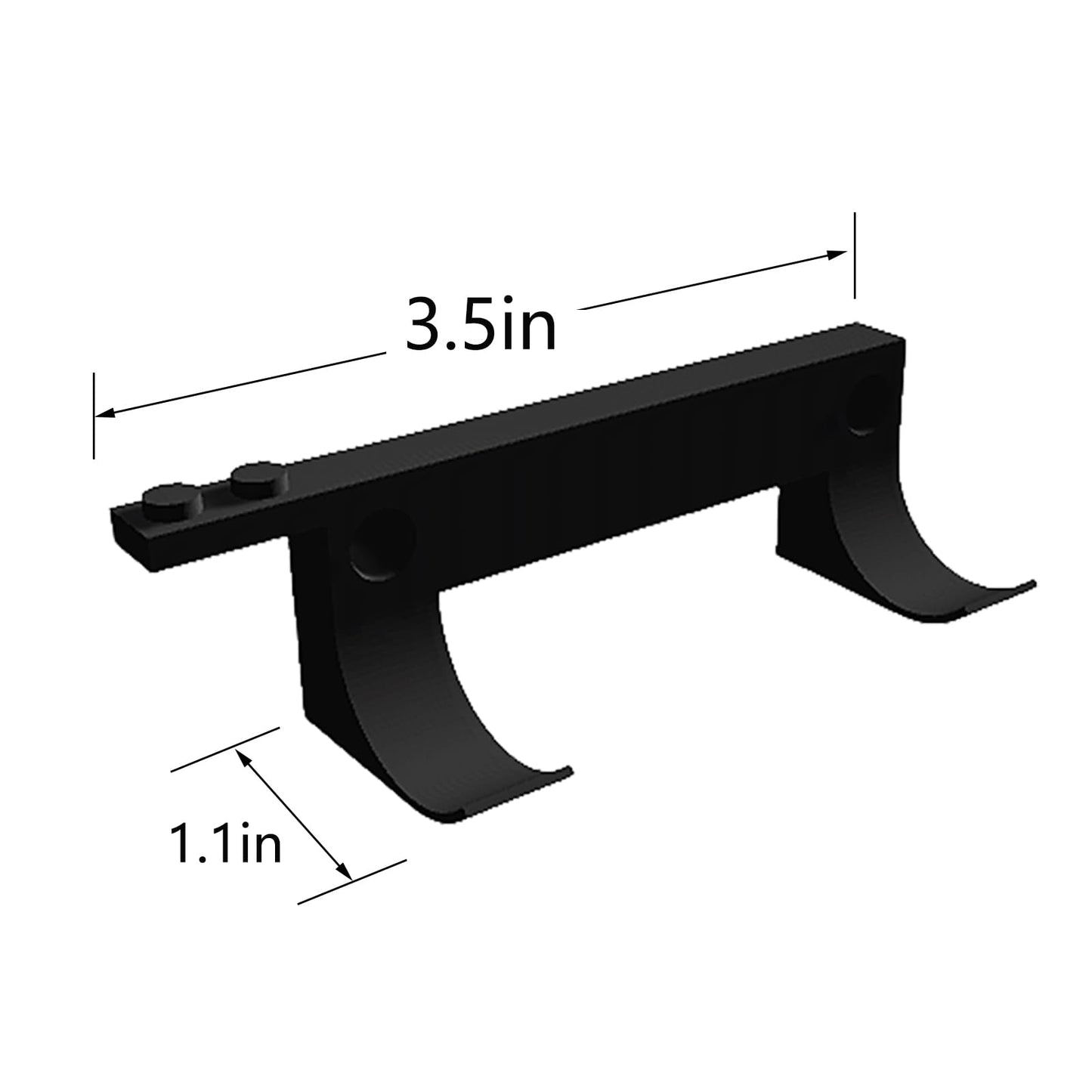 TEYOUYI 12pcs Wall Mount Brackets – Compatible with Lego Speed Champions Sets, Brick Car & Figure Display Holder with Base (Black)