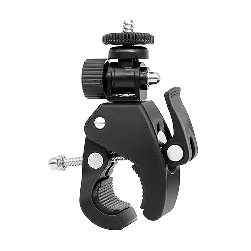 Acxico 1Pcs Bike Motorbike Handlebar Mount Clamp Stand Bracket Holder for GoPro Camera