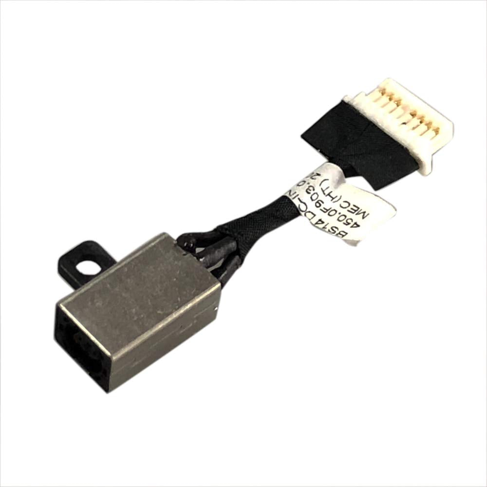GinTai DC Power Jack Socket Plug Charging Port with Cable P93G 450.0F903.0011 WJXD9 0WJXD9 Replacement for Dell Inspiron 14 5481 5482 5485 5491 15