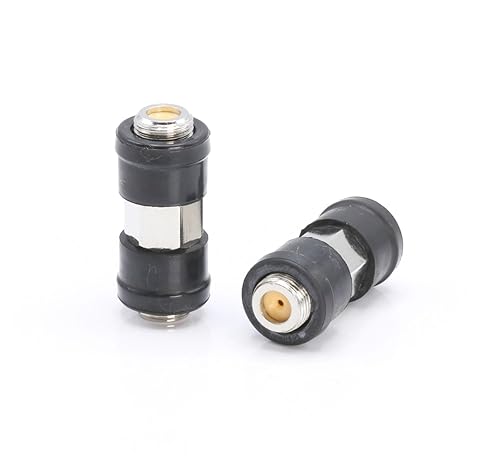 THE CIMPLE CO Indoor/Outdoor Coaxial Cable Connectors for RG11, RG58, RG59, RG6 - Female-to-Female F81 Coax Splice - Weather-Sealed Barrel Coupler