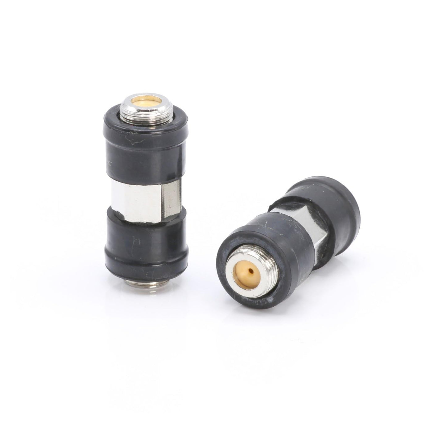 THE CIMPLE CO Indoor/Outdoor Coaxial Cable Connectors for RG11, RG58, RG59, RG6 - Female-to-Female F81 Coax Splice - Weather-Sealed Barrel Coupler