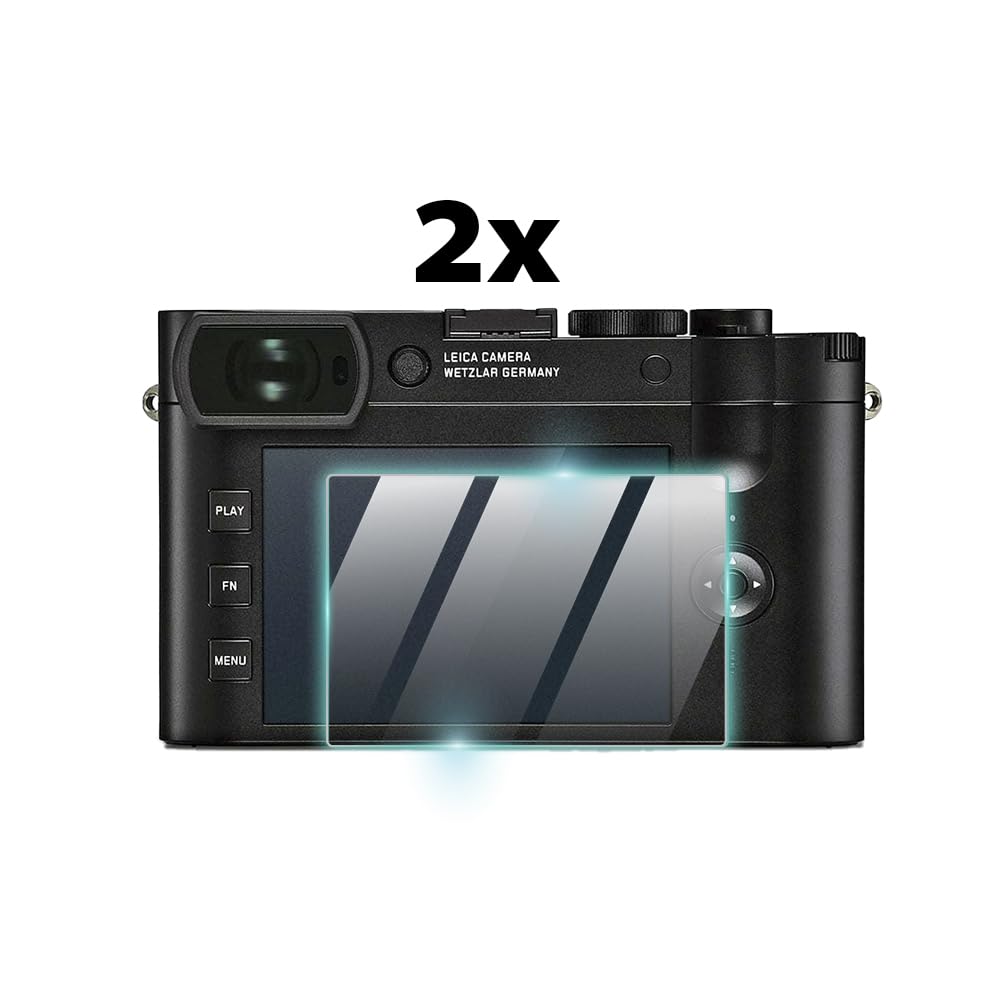 IPG ProActive for Leica Q2 Camera Display (2 Units) 9H Hardness Screen Protector Nano Ceramic Film Ultra Responsive High Clarity Smudge & Shock Proof
