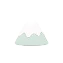 DesignNest Snow Mountain Night Light - Modern Home Decor & Nursery Lamp - Dimmable Soft Silicone, Tap Control, Rechargeable Portable Bedside Light