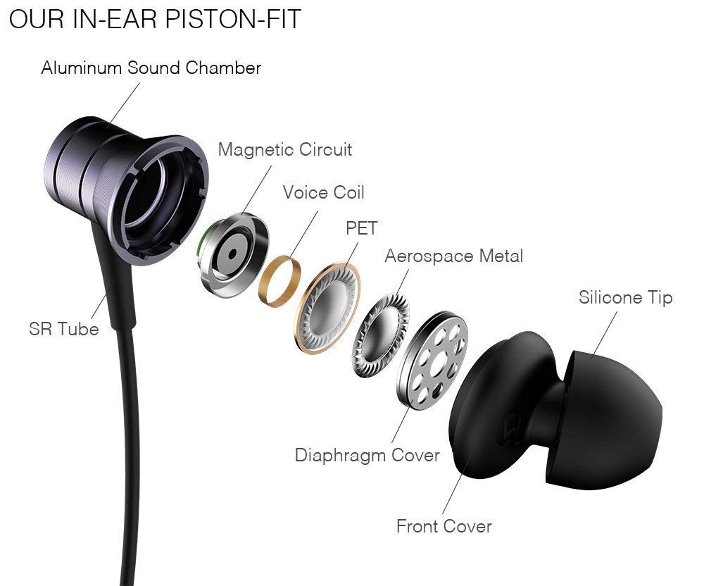1MORE E1009 Piston Fit in-Ear Headphones with Microphone