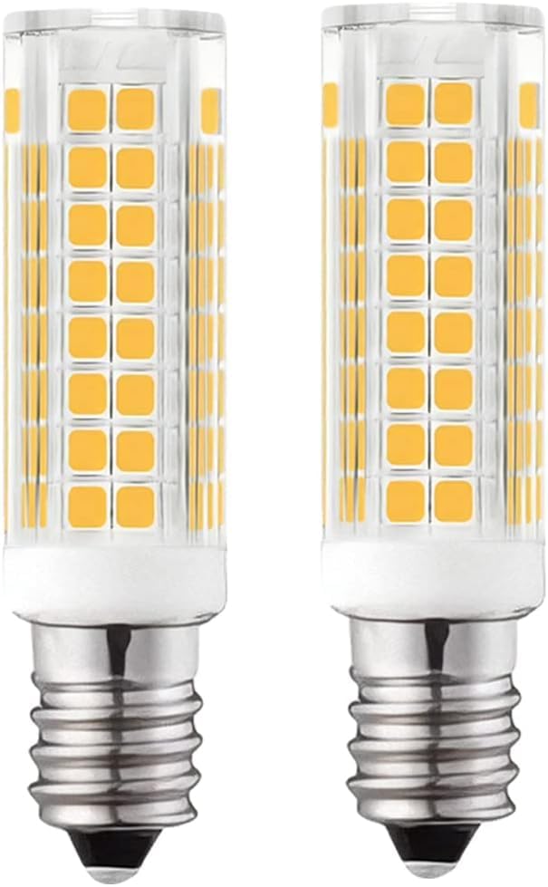 Becuice 120V AC 7W e14 Screw Base LED Light Bulbs 70 Watt Incandescent Bulb Equivalent European Base Replacement for Chandeliers, Ceiling Fan 360°