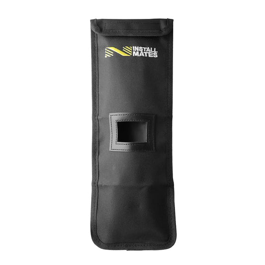 Installmates Cable Tie Pouch, Holds 11" Cable Ties (Black)