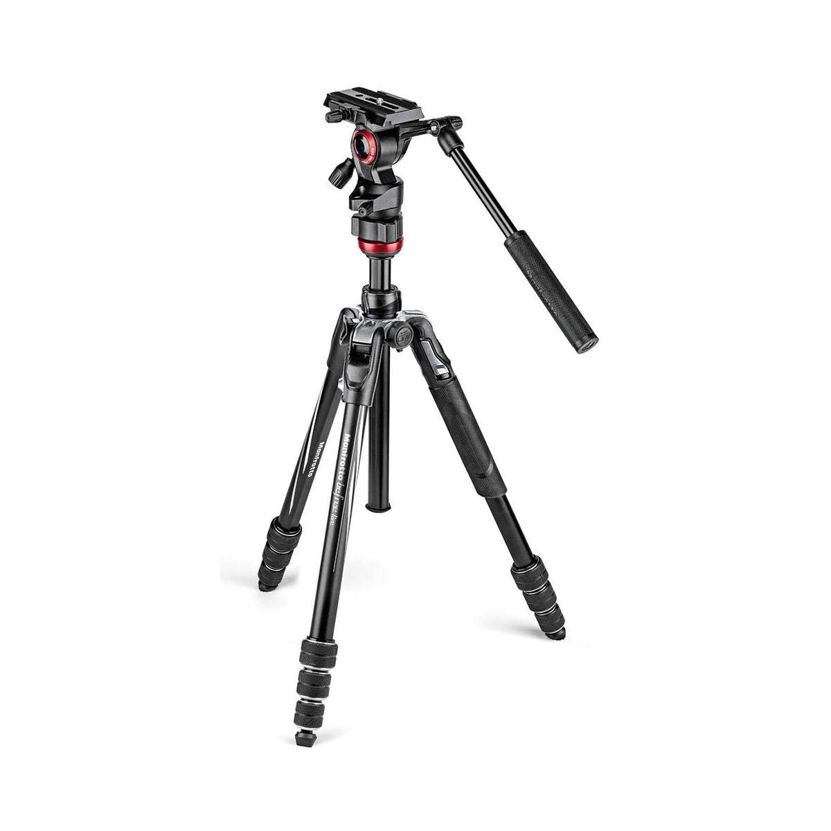 Manfrotto Befree Live Twist, Travel Tripod in Aluminum with Twist Closure, Camera Tripod for DSLR, Mirrorless, Reflex Cameras and Video Cameras