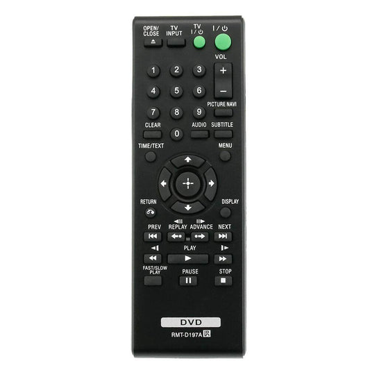 New DVD Player Remote RMT-D197A for Sony DVPSR210 DVPSR210P DVPSR510 DVPSR510H