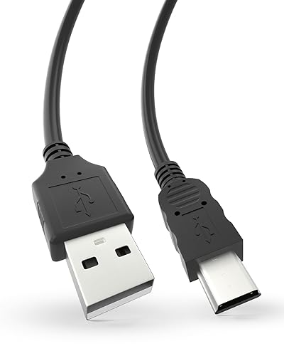 Bicmice Mini USB Cable Compatible with Ps3 Controller Charger 5pin Mini USB to USB A 2.0 480Mbps Charging Cable Data Cord for PlayStation 3 Controller