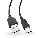 Bicmice Mini USB Cable Compatible with Ps3 Controller Charger 5pin Mini USB to USB A 2.0 480Mbps Charging Cable Data Cord for PlayStation 3 Controller