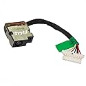 Laptop AC DC Power Jack Cable for HP Pavilion 15-DQ 15-dq0953cl (2-in-1) Laptop Notebook Plug in Charging Port Socket Connector Harness New