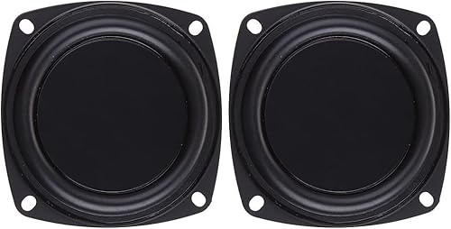 2Pcs Passive Bass Woofer Radiator, 3 Inch Low Frequency Speaker Diaphragm, Guitar Speaker Accessories
