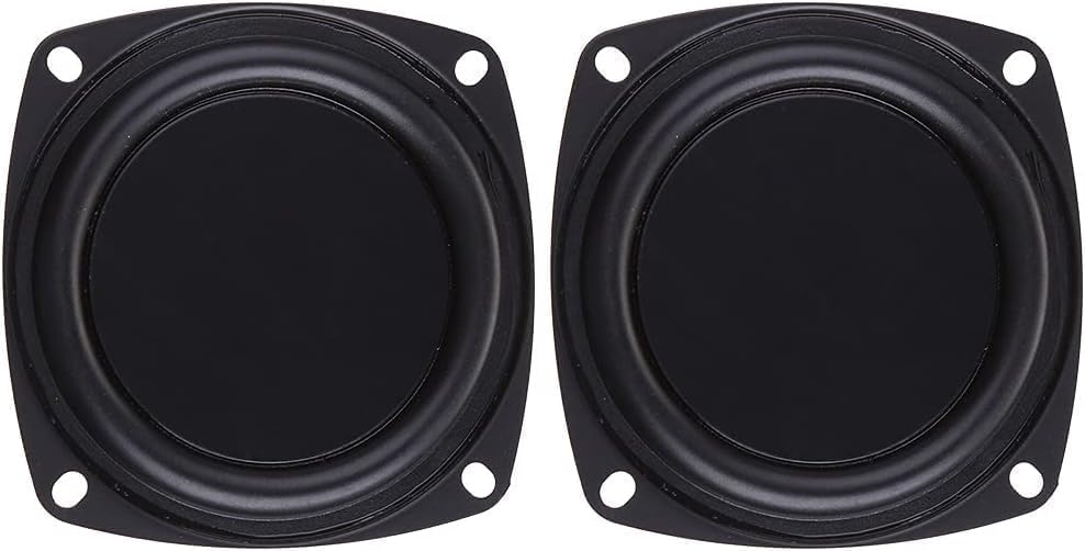 2Pcs Passive Bass Woofer Radiator, 3 Inch Low Frequency Speaker Diaphragm, Guitar Speaker Accessories