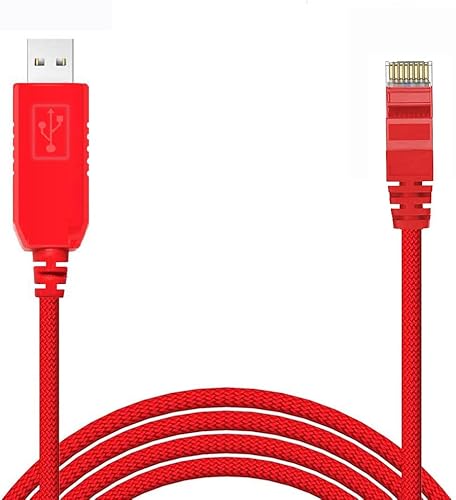Feanteek USB to RJ45 Skywatcher Cable and Orion Mount EQMOD ASCOM GOTO Equatorial Mount Data Cable for HEQ5pro AZEQ5 AZEQ6 EQ6-R Telescope(6FT/1.8M)