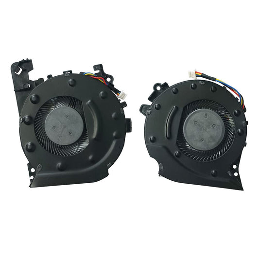(1 Pair) New CPU GPU Cooling Fans Intended for HP Pavilion 15-CX Series Laptop L20334-001 L20335-001 TPN-C133