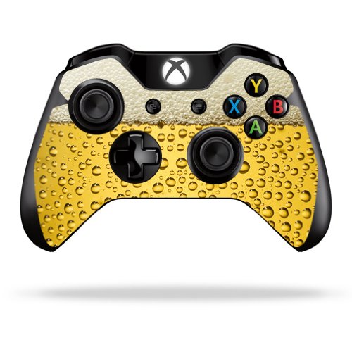 MightySkins Skin Compatible with Microsoft Xbox One or One S Controller - Beer Buzz | Protective, Durable, and Unique Vinyl wrap Cover | Easy