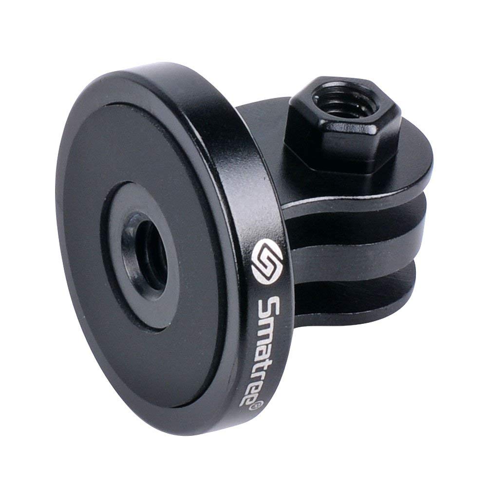 Smatree Aluminum Tripod Mount Adapter Compatible for Insta360 X5, Gopro Hero 13,12, 11, 10, 9, 8, 7, 6, 5, 4, 3+, 3, 2, 1 HD, Compatible with DJI OSMO