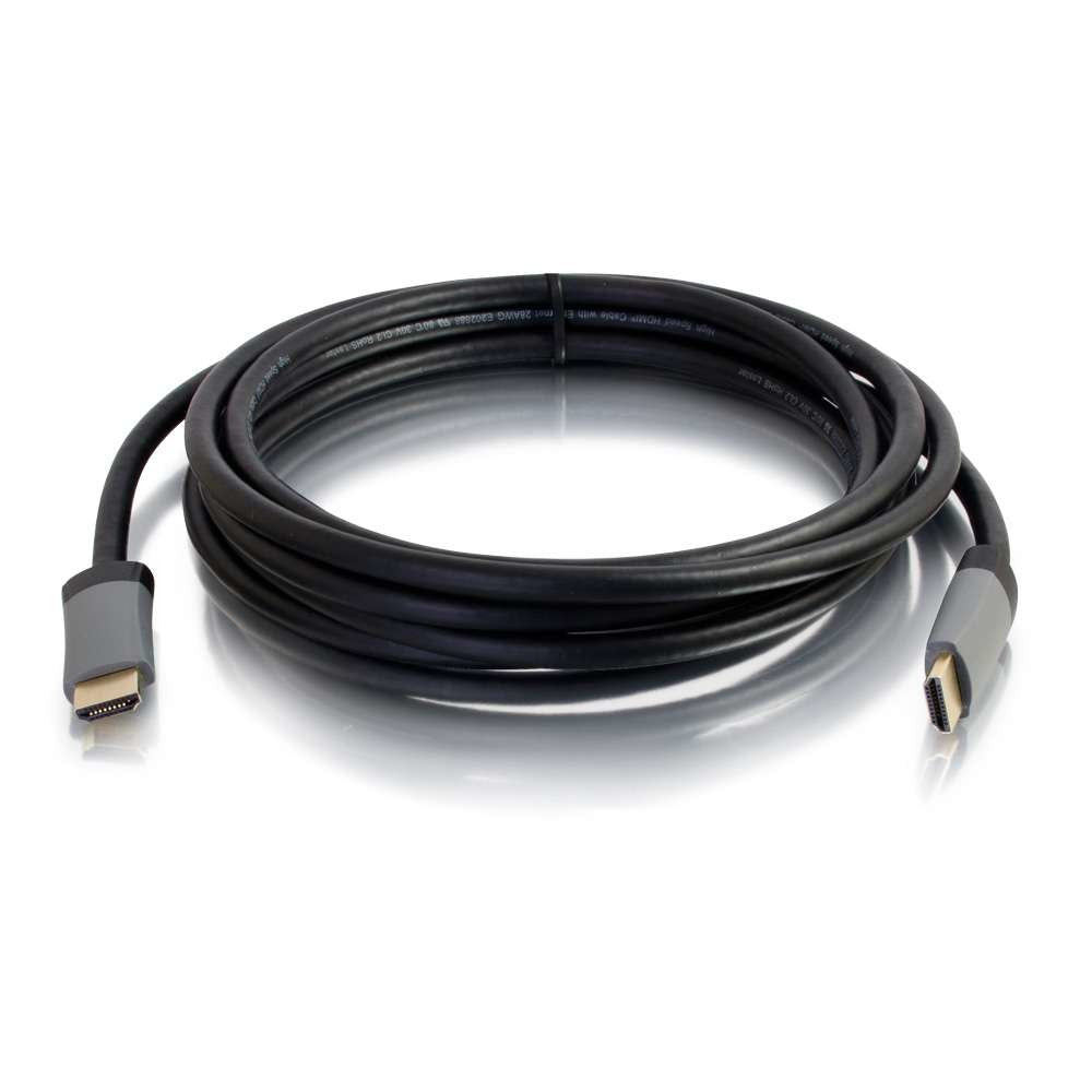 C2G HDMI Cable, 4K, High Speed HDMI Cable, Ethernet, in Wall HDMI Cable, CL2, 60Hz, 3.28 Feet (1 Meter), Black, Cables to Go 42520