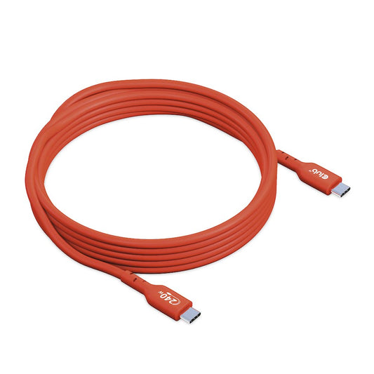 Club 3D CAC-1515 USB2 Type C to Type C Certified Bi-Directional Cable with 240W Charging, 480Mb Data Transmission EPR 4m -13.13ft