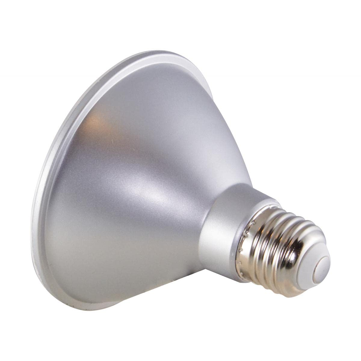 Satco S29416 12.5W Short-Neck PAR30 LED Reflector Bulb, 3000K, Clear