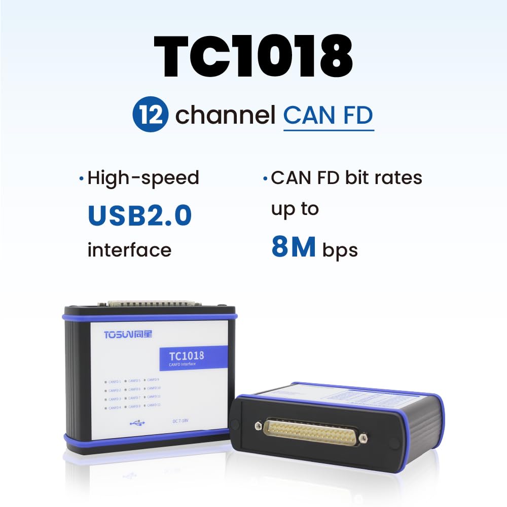 TOSUN Technology - Auto Grade - 12 CH CAN FD to USB Adapter