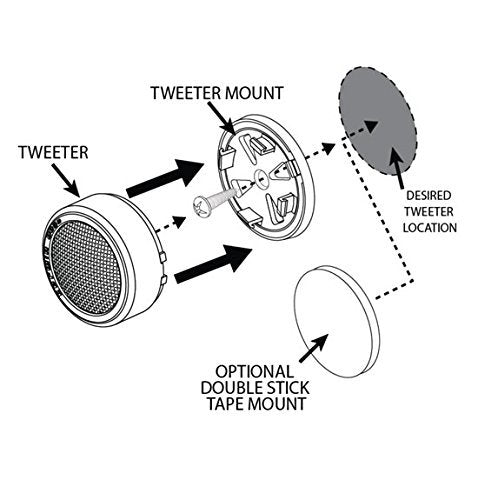2 Pair CERWIN-Vega XED1T 500W MAX 1 Inch XED Series Tweeter