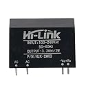 Hi-Link HLK-2M03 Power Supply Module AC-DC 220V to 3.3V 600mA Step Down Buck Isolated Intelligent Household Switch Converter (5 PCS)