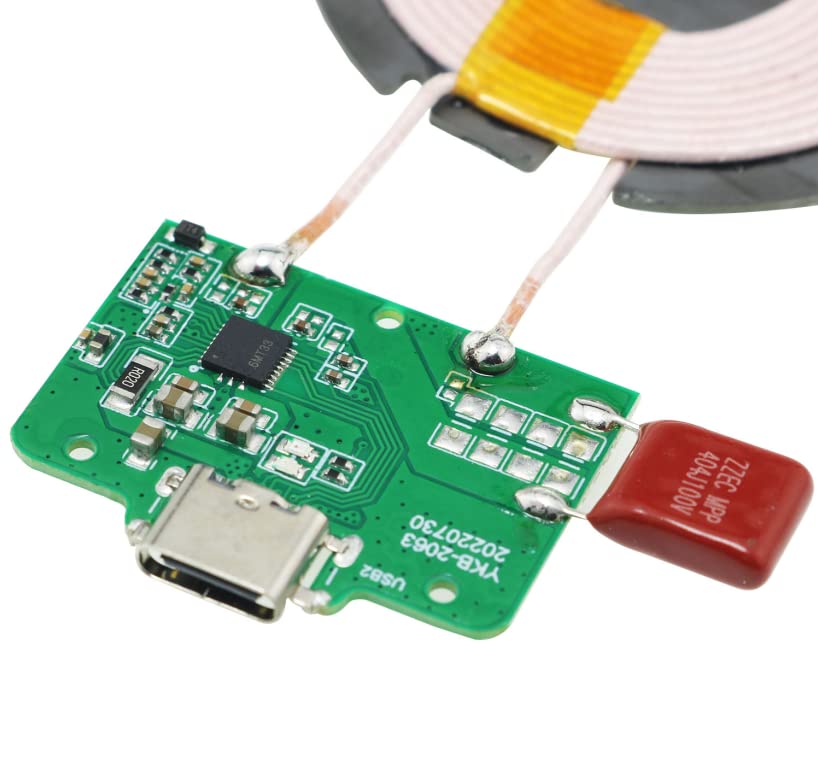 SJZBIN 15W Qi Wireless Charger PCBA Circuit Board with Coil Pad Charging
