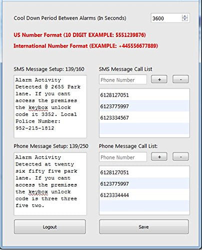 IP Auto Alarm Dialer: Calls your Cell Phone using your Router