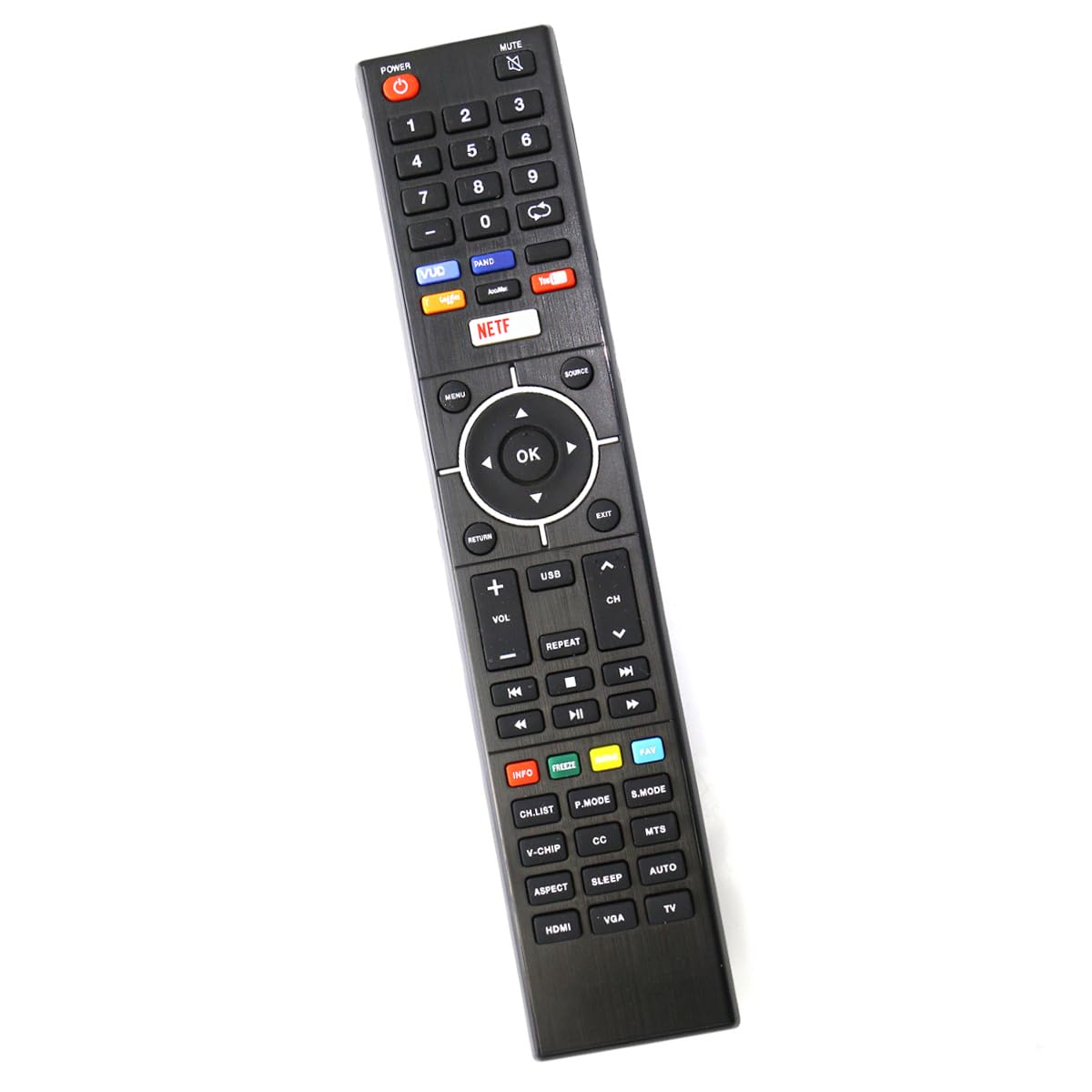 New TV Replacement Remote Control fit for Element LED TV ELST4017 ELSJ5517 E4SFC5017 E2SW3918 E4SFT551 ELST3216H E4SFC551 E4SFC421 ELSFS422 ELEFJ322S