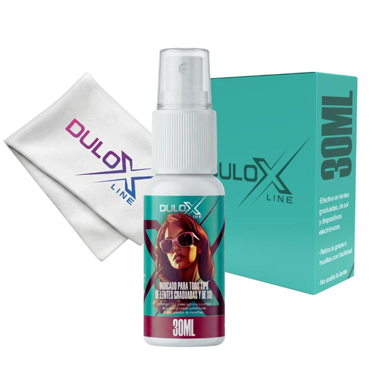 Lens Cleaning Kit - Travel Size Glasses Cleaner Spray 1 OZ (30ml) + Microfiber Cloth | Eyeglass Cleaner for Camera Lens, Phone, Laptop, Tablet