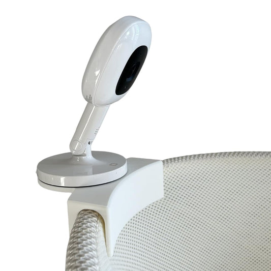 Mount for Nanit & SNOO Bassinet - Accessory - Clip-On Camera Adapter for Flex Stand & 1/4" Baby Monitors - Secure Fit, Easy Install, USA Made