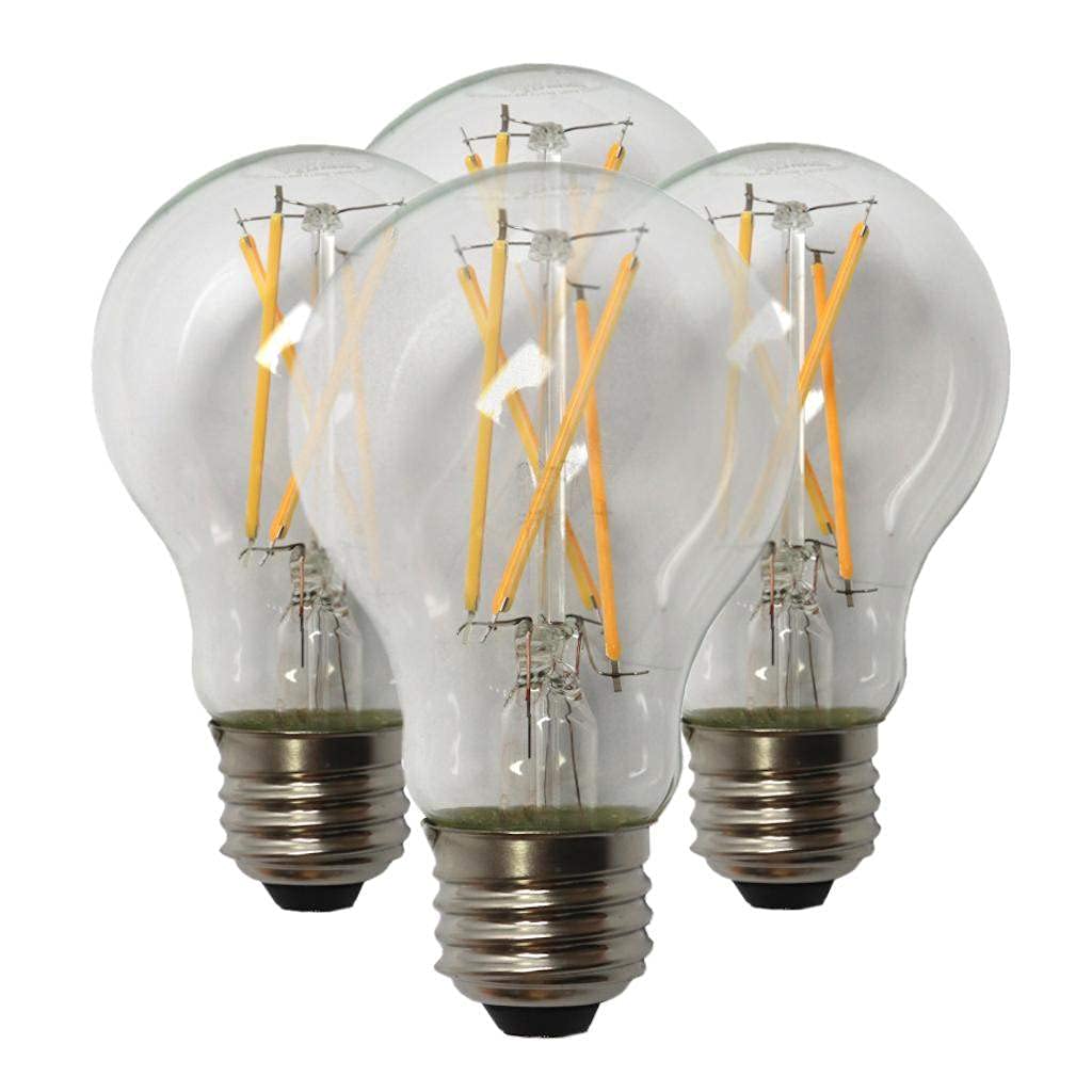 Sylvania 40687 - LED8A19DIMCL92713YTLRP4 16/CS 4/SKU Victorian Style Antique Filament LED Light Bulb4