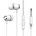 ANSEWIRELESS Wired Earphones Hi-Fi Sound Headphones Handsfree Mic for Moto G Stylus 5G (2022), Headset Earbuds in-Ear Earpieces Microphone Compatible…