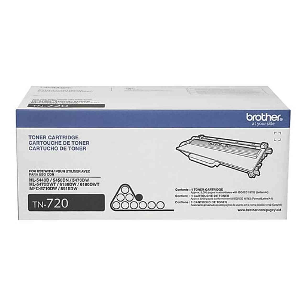 Brother TN720 Laser Toner Cartridge