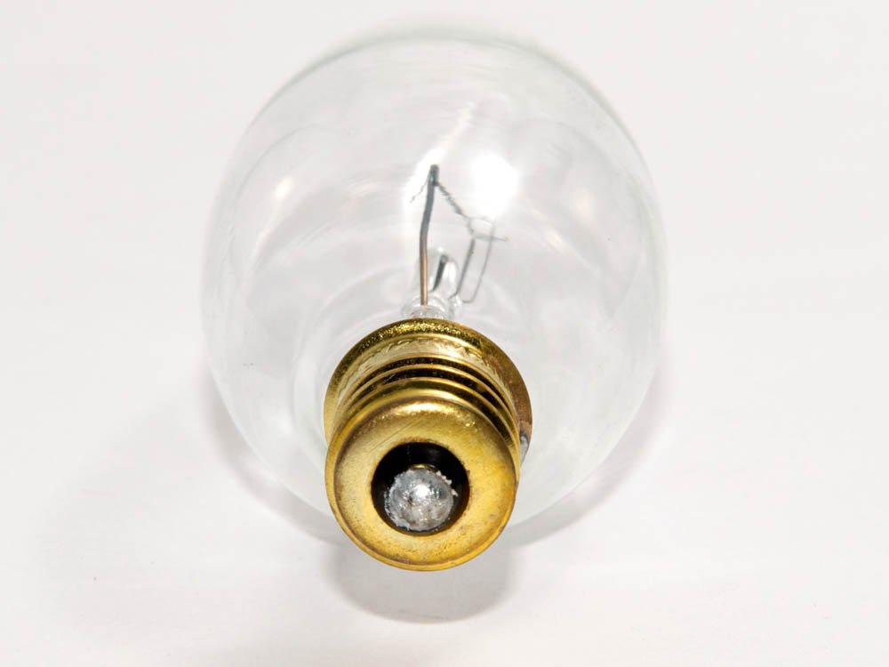 Bulbrite Incandescent CA10 Candelabra Screw Base (E12) Light Bulb, 25 Watt, Clear
