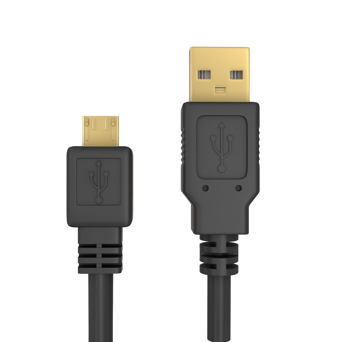 Cmple - Micro USB Cable 3ft Male to Male Micro USB Charging Cable Data Sync USB to USB Cable for Android Phone, Laptop, PC, Tablet, Car GPS, Power