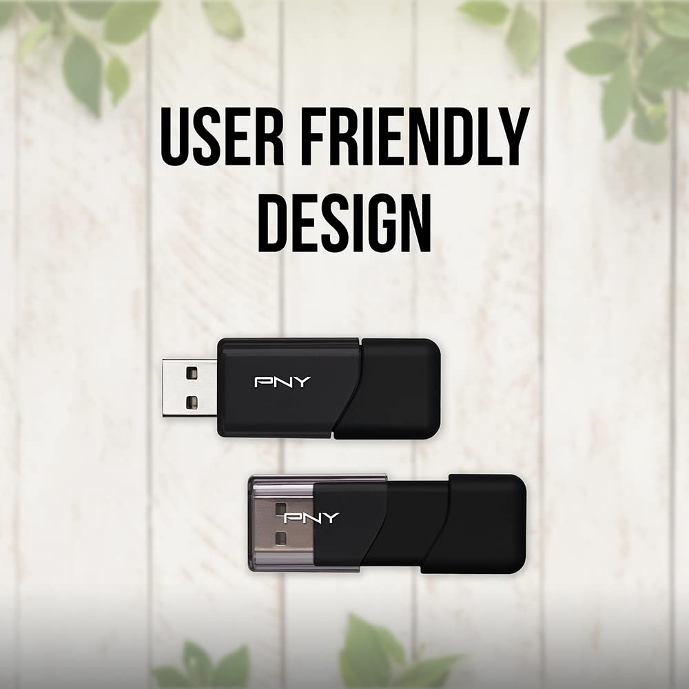PNY 128GB Attaché 3 USB 2.0 Flash Drive 5-Pack