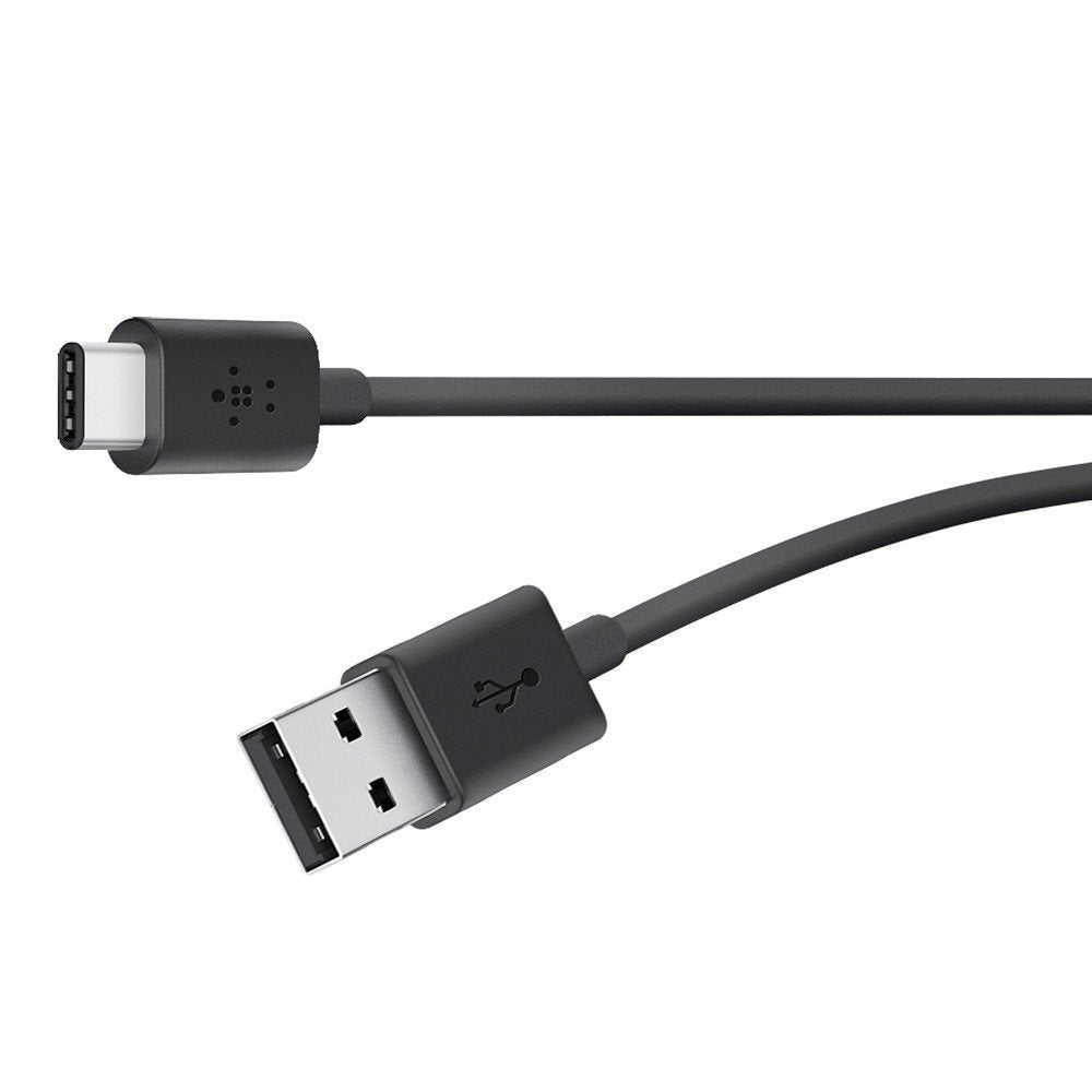 Belkin 10 ft USB 2.0 Male-to-Male USB-C to USB Cable - Black - Compatible with Personal Computer, Laptop, Smartphone, Tablet