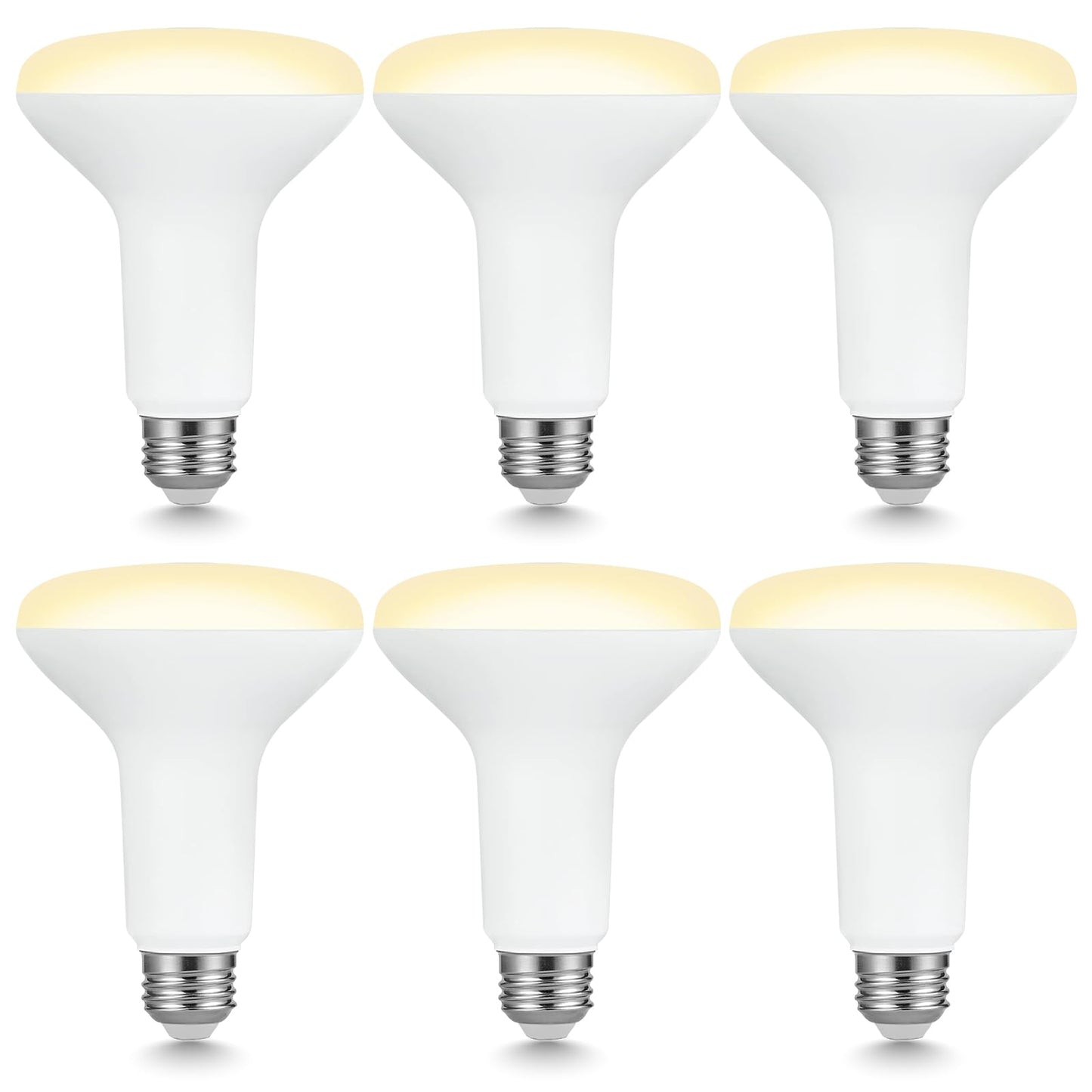 Sigalux BR30 Indoor LED Flood Bulbs for Recessed Cans, 7.5W (65W Replacement), 650LM, Soft White 2700K, Smooth Dimming, CRI 80, 110° Wide Beam, E26