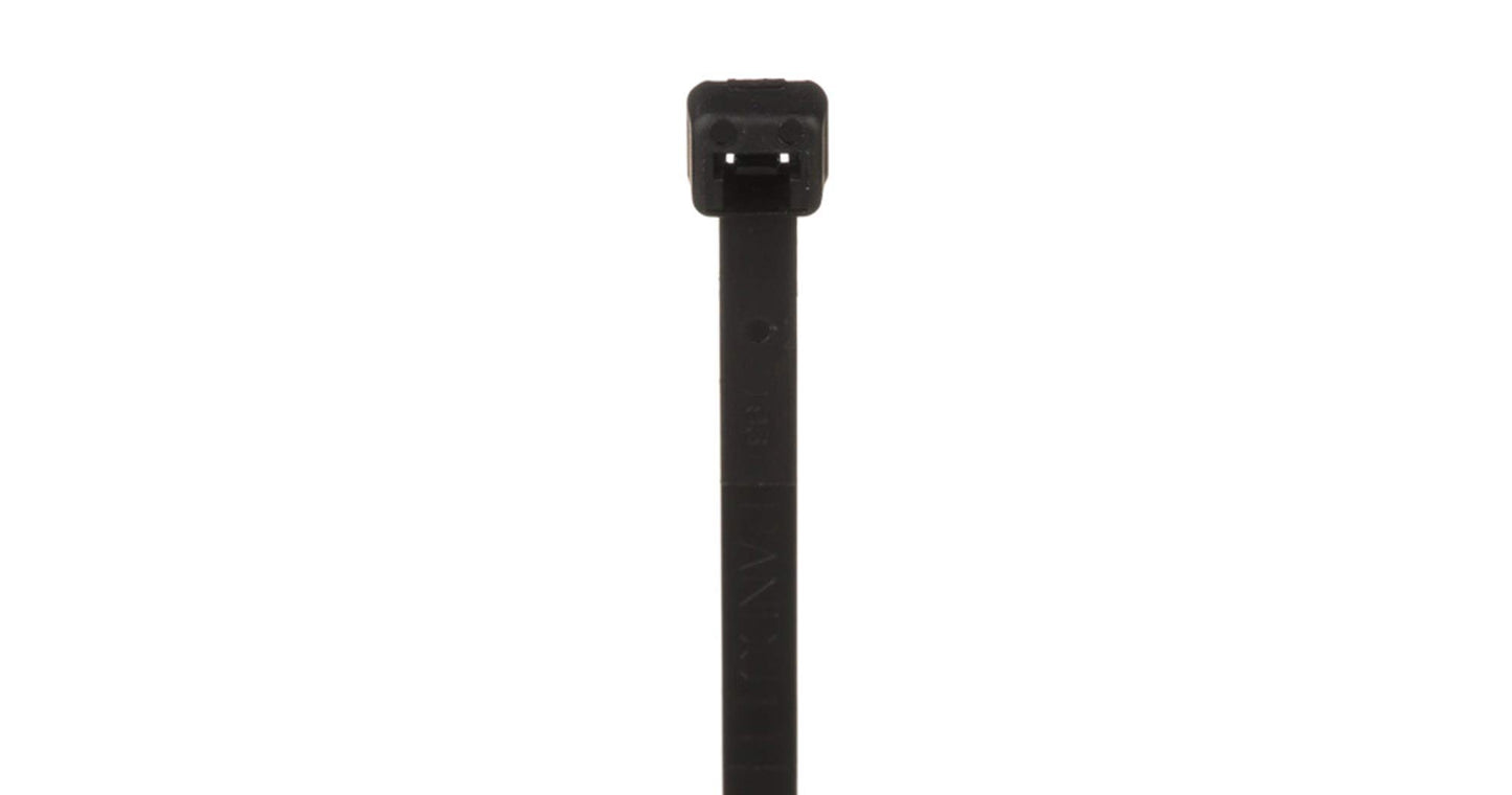 Panduit PLT3S-C0 Pan-Ty Locking Tie, Standard, 11.5-Inch Length, Weather Resistant Nylon 6.6, Black (100-Pack)
