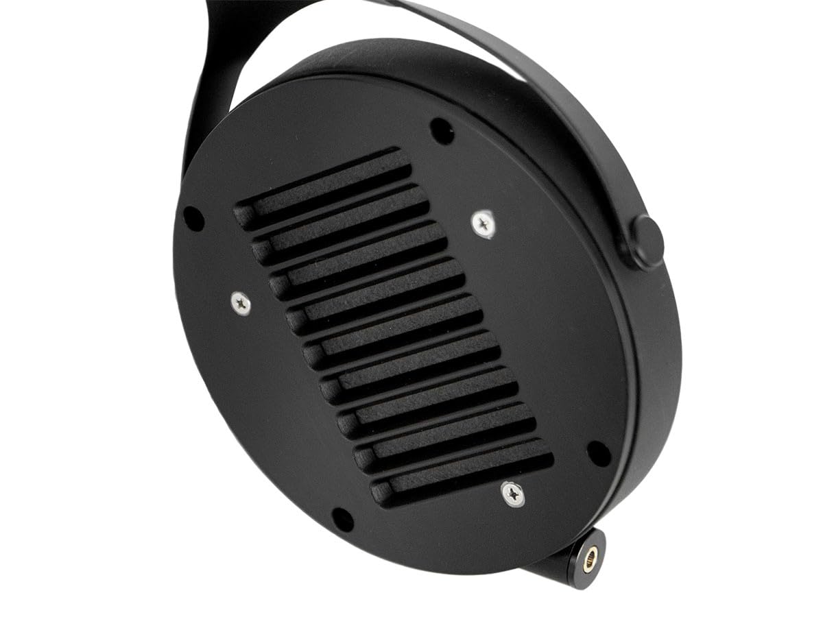 Monolith M1070 Over Ear Open Back Planar Headphones - Lightweight, Padded Headband, Plush and Removable Earpads, 106mm Planar Driver, 60 Ohms, Black